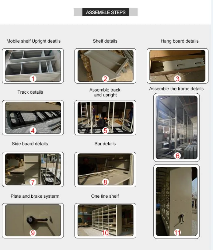 Mobile Shelving System File Compactor Storage Library Compact Shelves